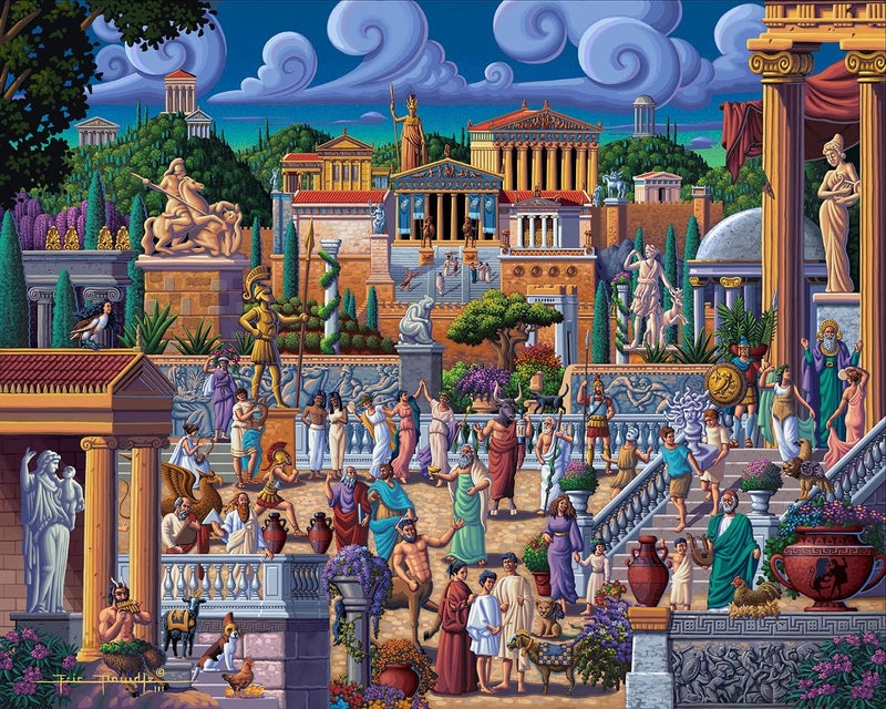 Dowdle Jigsaw Puzzle - Greece - 1000 Piece - Image 2